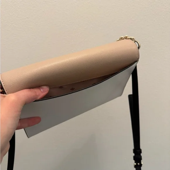 Kate Spade Tan, White and Black Neutral Crossbody Bag - Picture 6 of 16